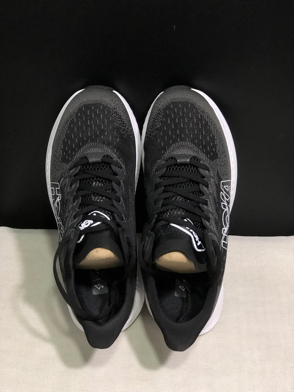 Hoka One One Mach 6 Wear-resistant Breathable Low-top Running Shoes Sneakers Black