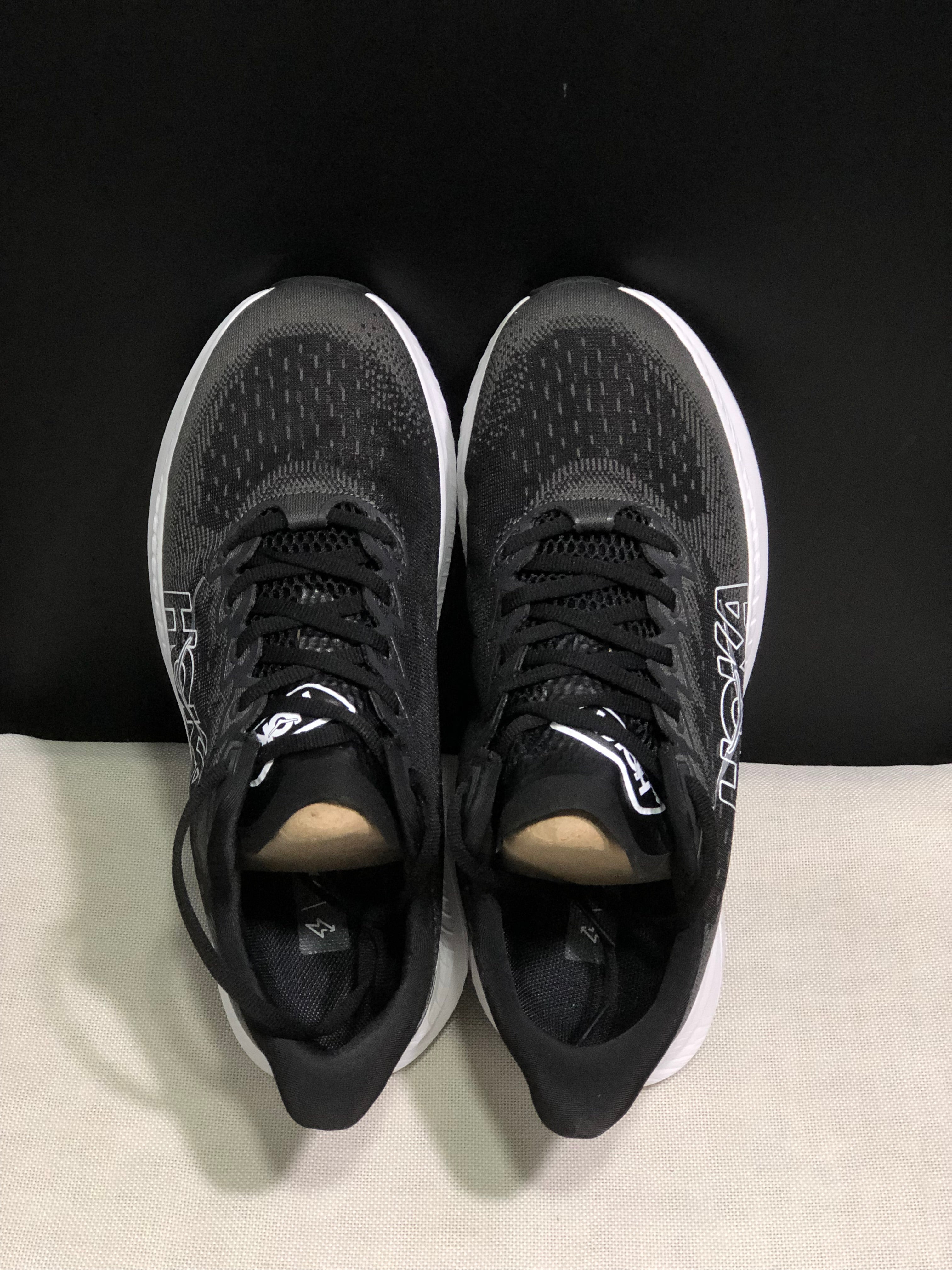 Hoka One One Mach 6 Wear-resistant Breathable Low-top Running Shoes Sneakers Black