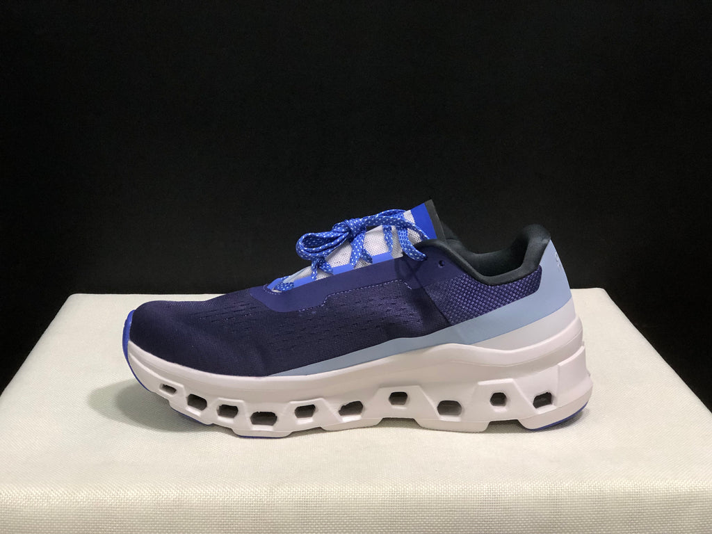 On Running Cloudmonster Anti-Slip Running Shoes Dark Purple/White