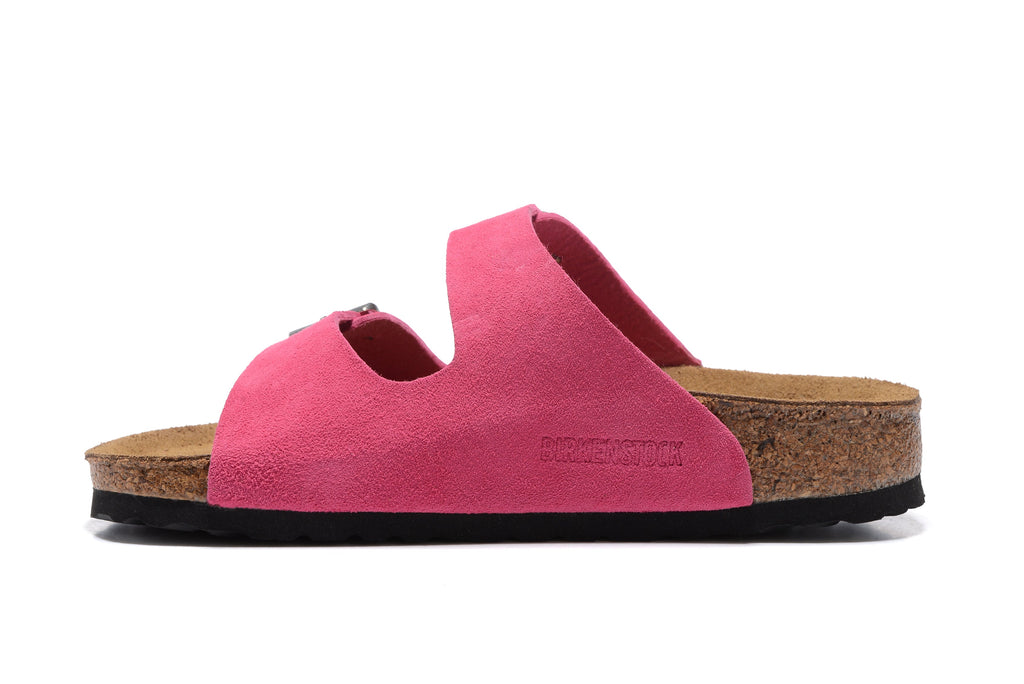 Birkenstock Arizona Two Buckle Suede Leather Sandal