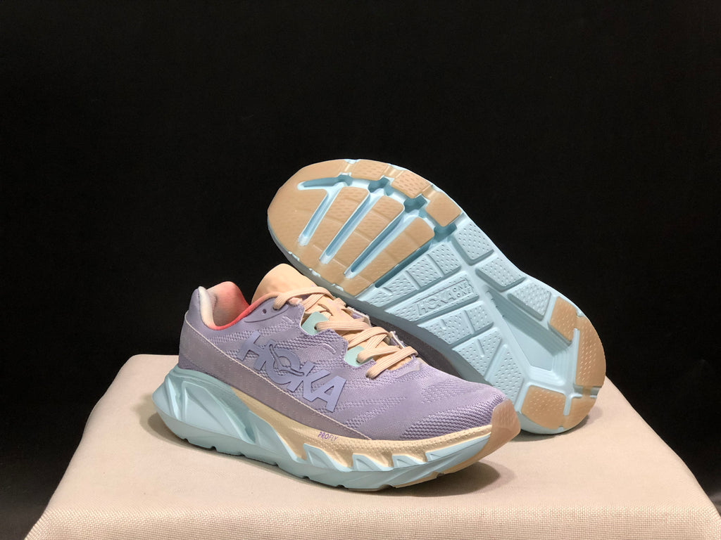 Hoka One One Elevon 2 Anti-slip Wear-resistant Running Shoes Sneakers Light Purple