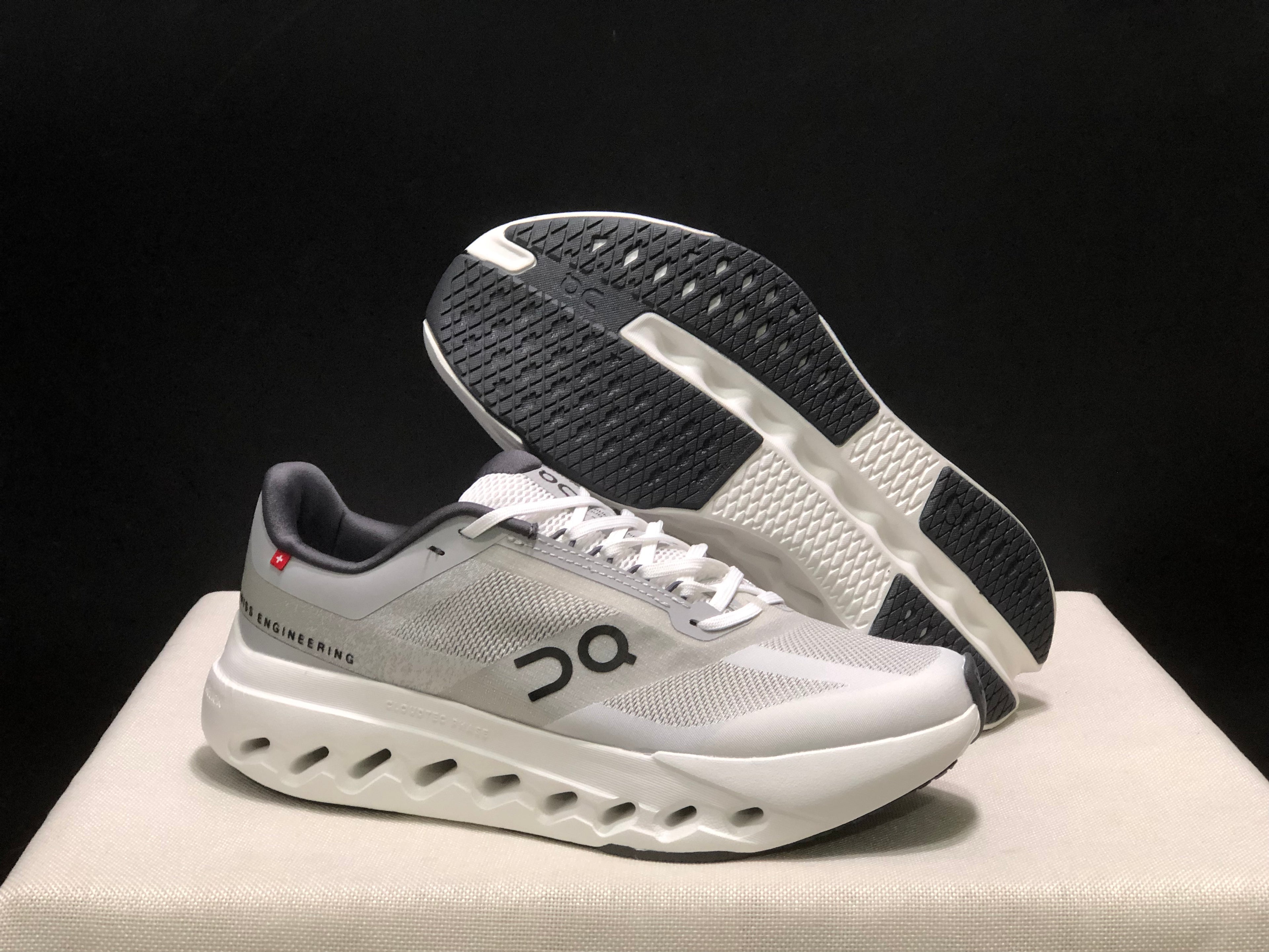 On Running Cloudsurfer Next Casual Running Shoes Giacier/White