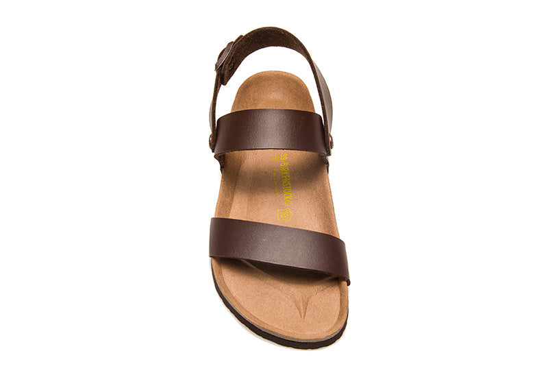 Birkenstock Arizona Casual Matte Leather Strappy Sandals