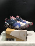 On Running Cloud X Shift Breathable And Shock-Absorbing Lightweight Running Shoes Black Ink/Cherry Red