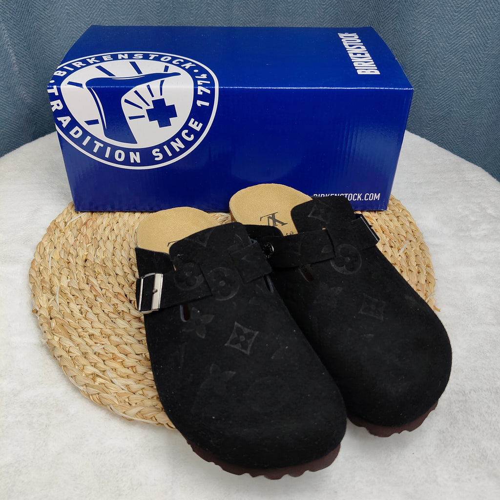 Birkenstock Boston Suede Leather Casual Shoes Joint Edition