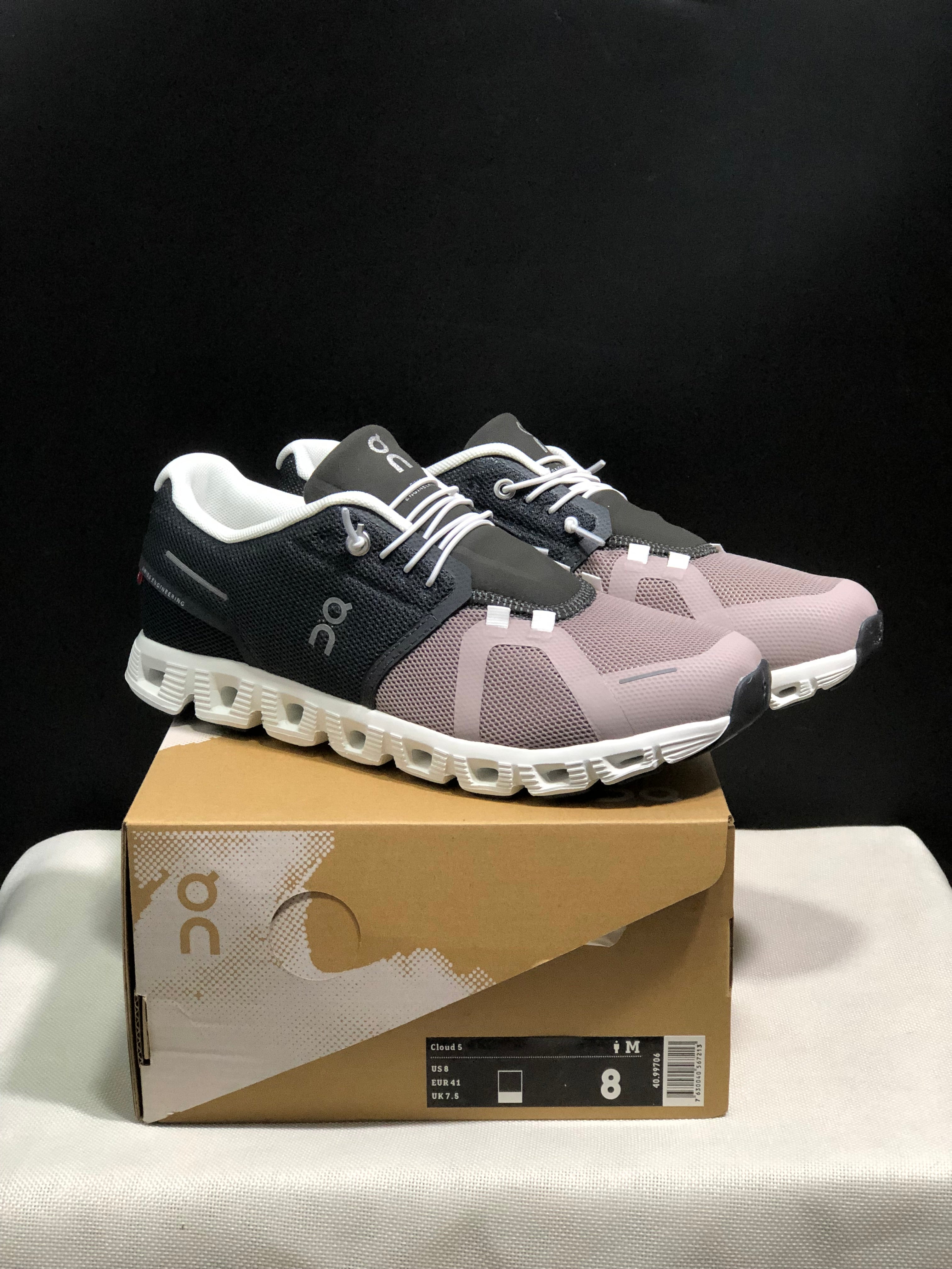 On Running Cloud 5 Lightweight Running Shoes Black/Brown