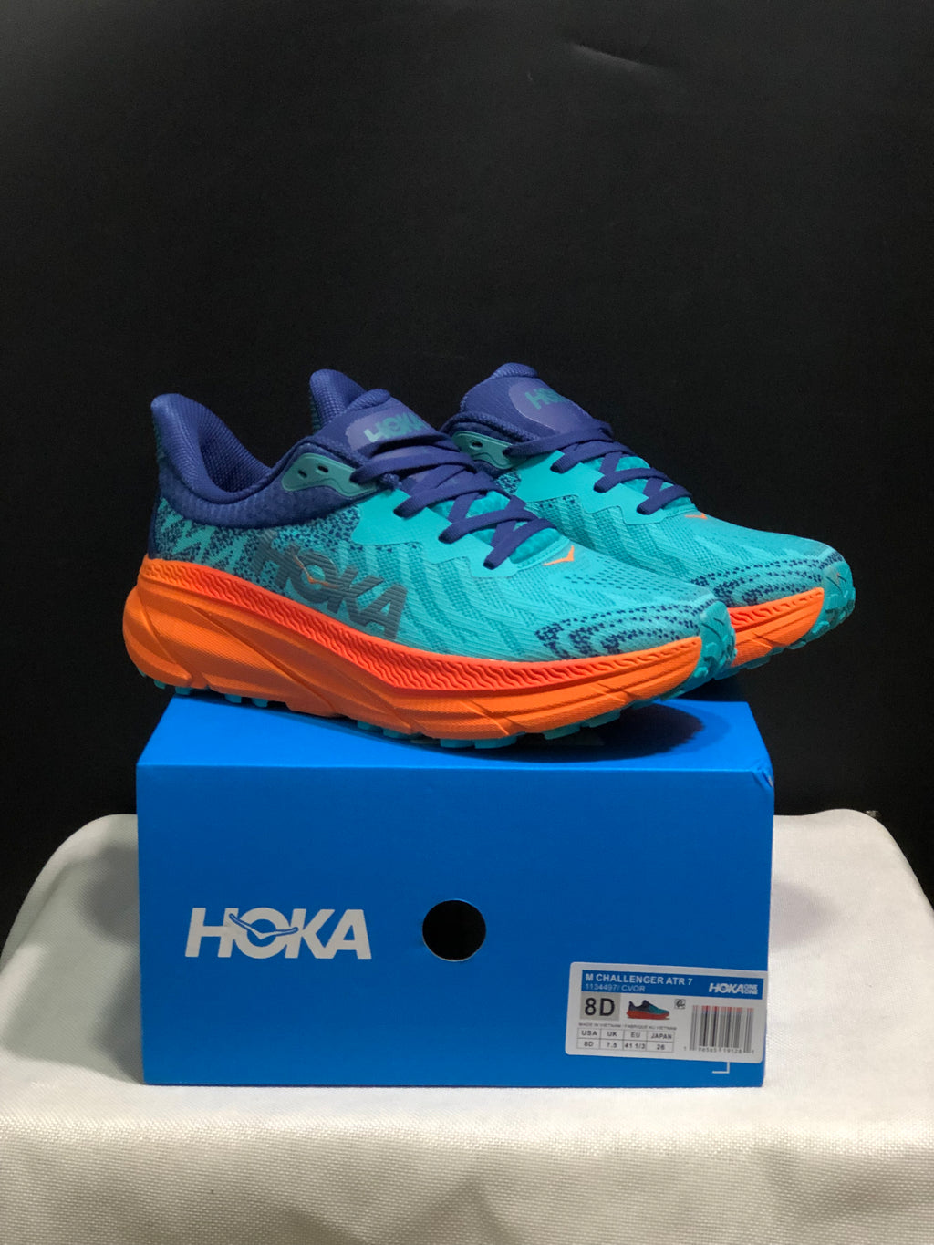 Hoka One One Challenger 7 Shock-absorbing Breathable Running Shoes Sneakers Blue