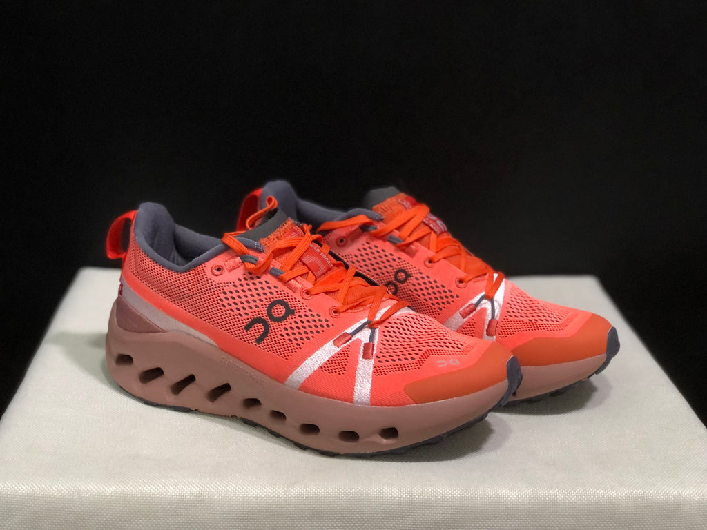 On Running Cloudsurfer Trail Orange Waterproof Comfortable And Breathable Running Shoes