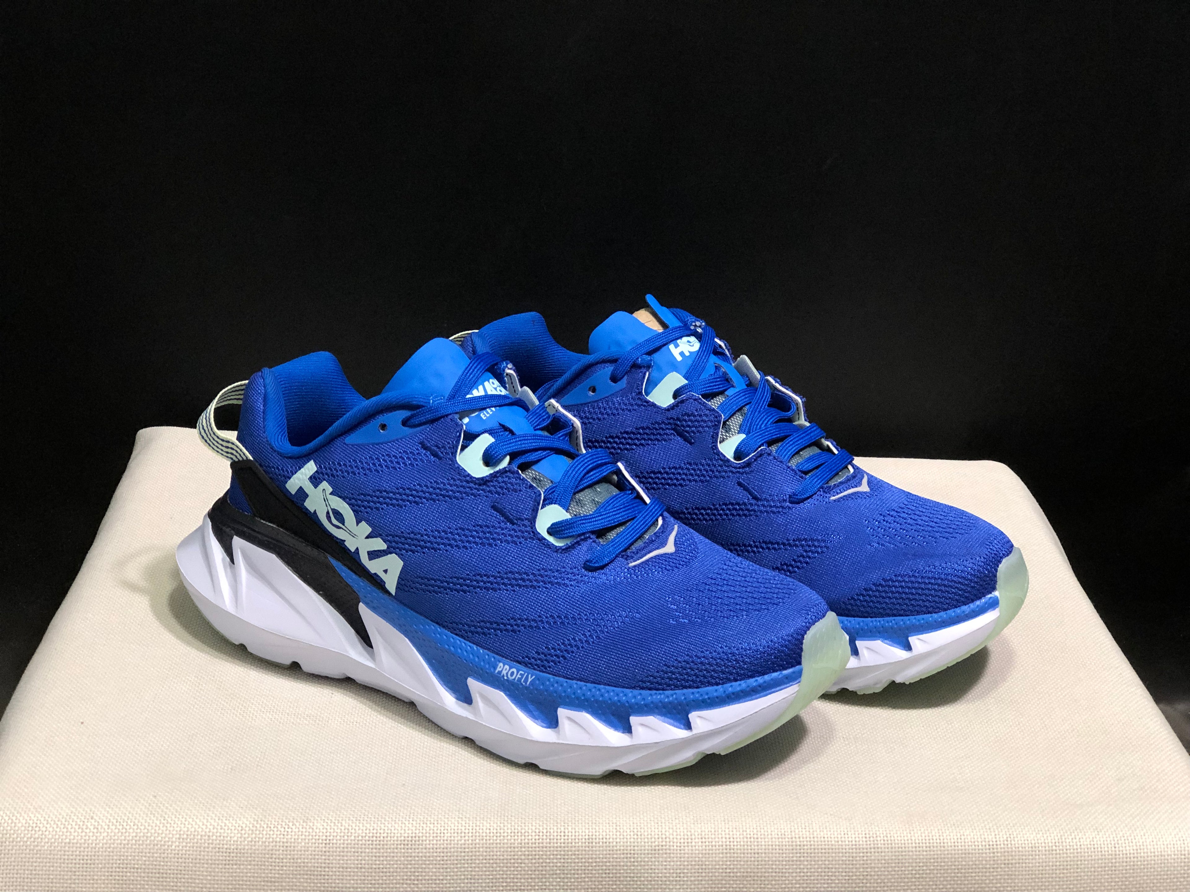 Hoka One One Elevon 2 Anti-slip Wear-resistant Running Shoes Sneakers Blue