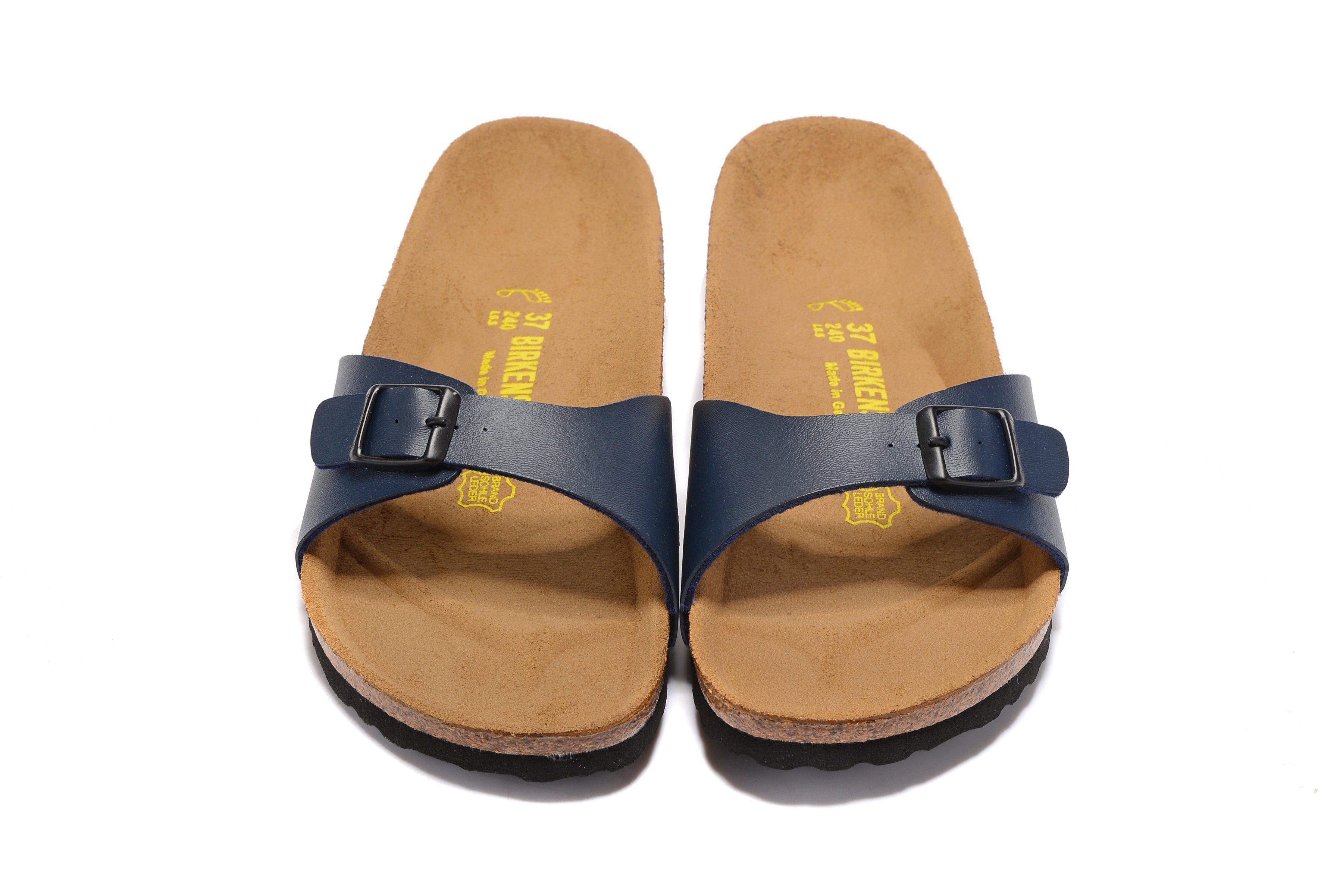 Birkenstock Madrid Single Strap Slide Matte Leather Sandals