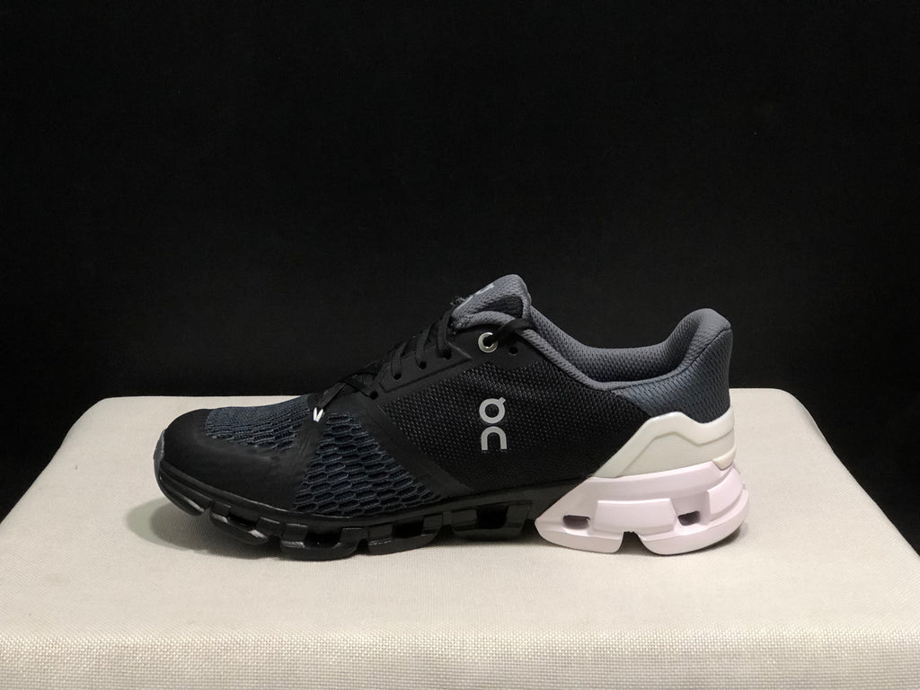 On Running Cloudflyer Black/White Shock-Absorbing Running Shoes