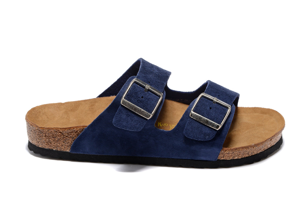 Birkenstock Arizona Two Buckle Suede Leather Sandal