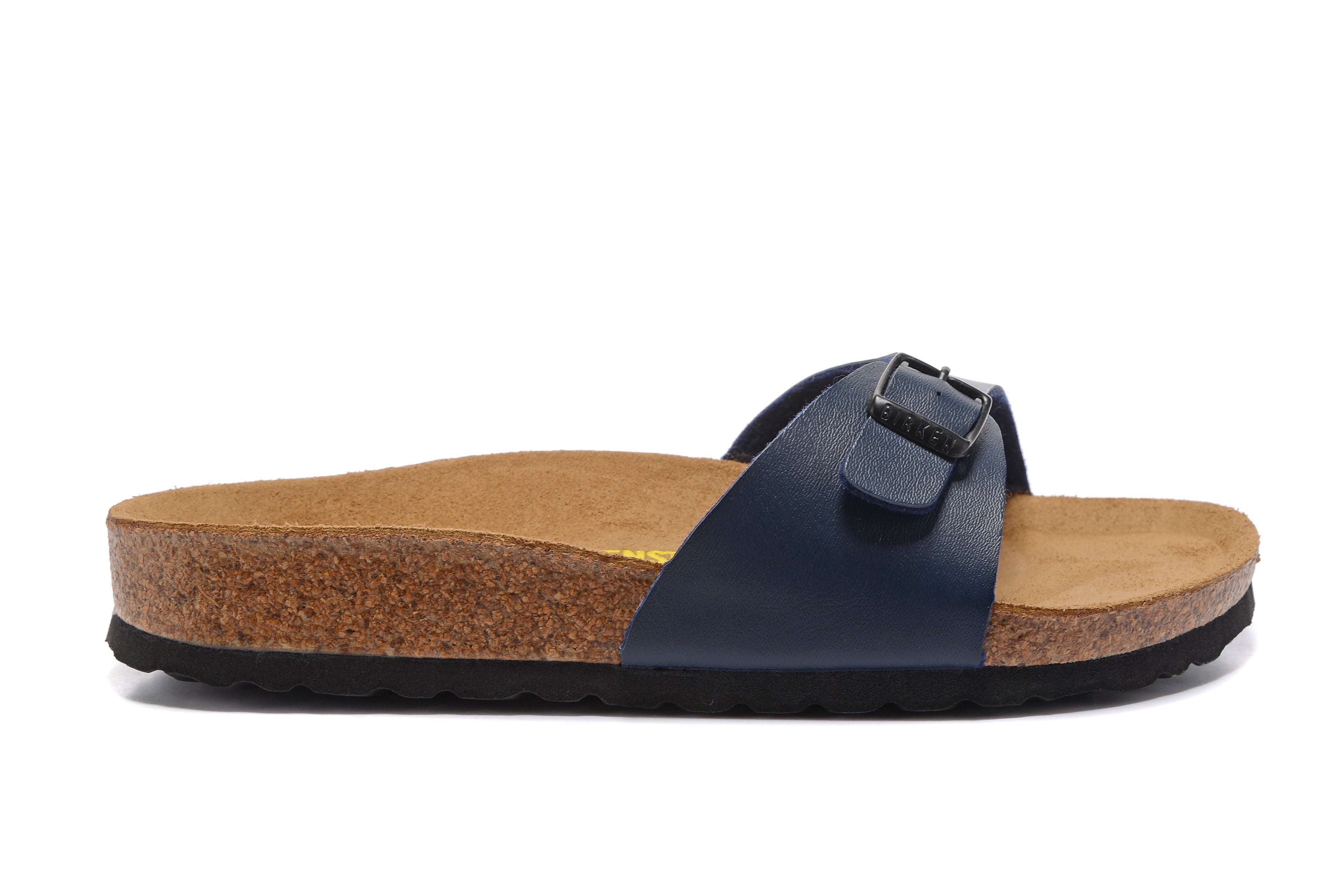 Birkenstock Madrid Single Strap Slide Matte Leather Sandals