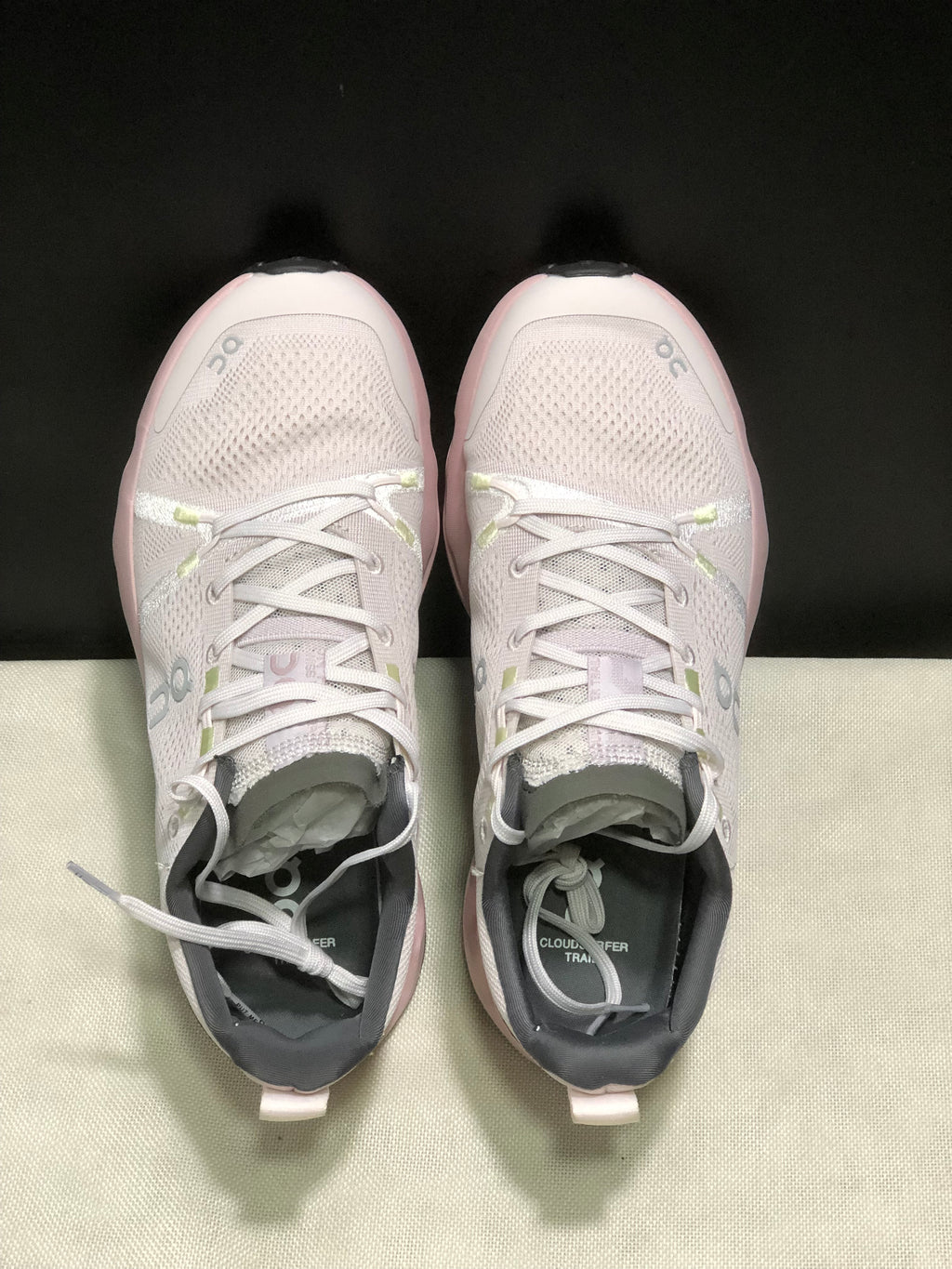 On Running Cloudsurfer 2 Casual Running Shoes Light Grey/Pink