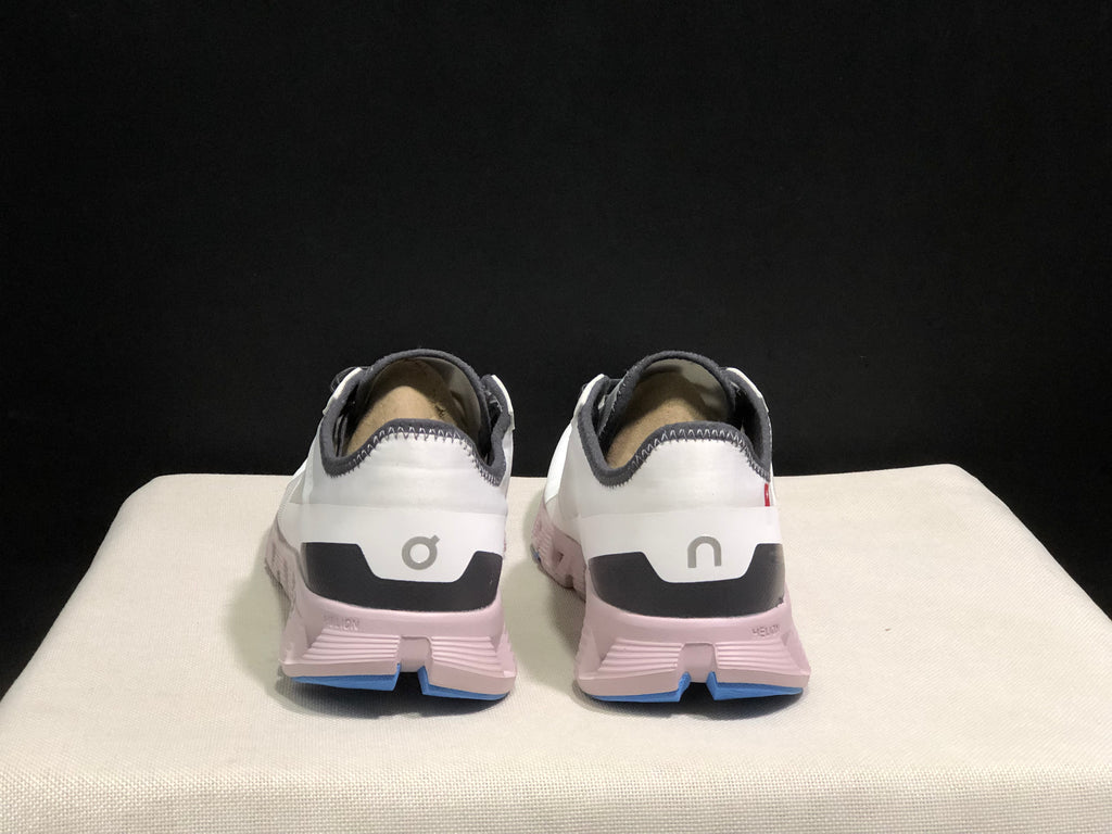 On Running Cloud X 3 AD Comfortable Wear-Resistant Training Shoes Grayish-White/Light Pink