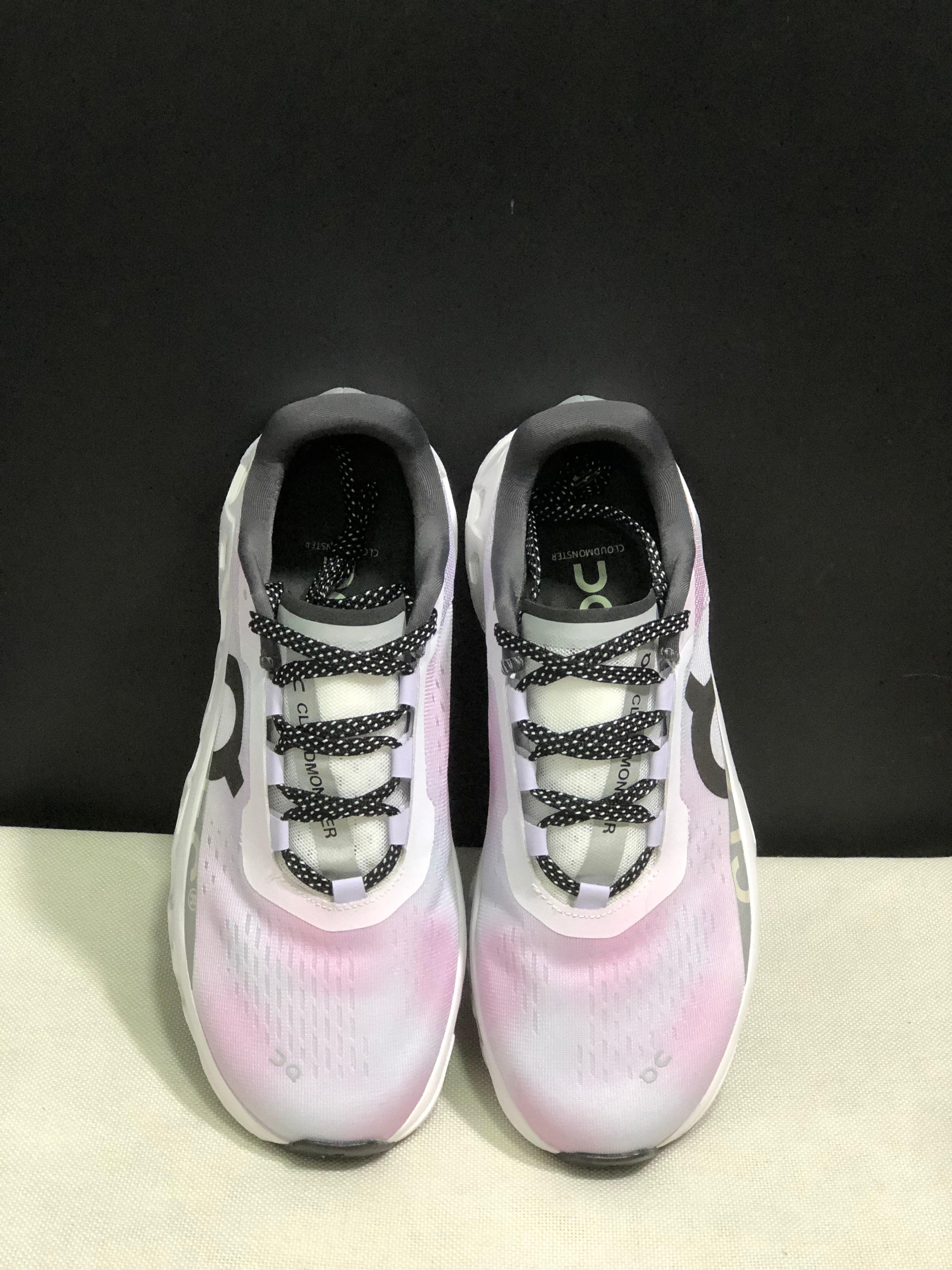 On Running Cloudmonster Anti-Slip Running Shoes Pinkish Purple/White