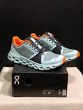 On Running Cloudstratus Shock-Absorbing And Breathable Running Shoes Pebble Lime/Green