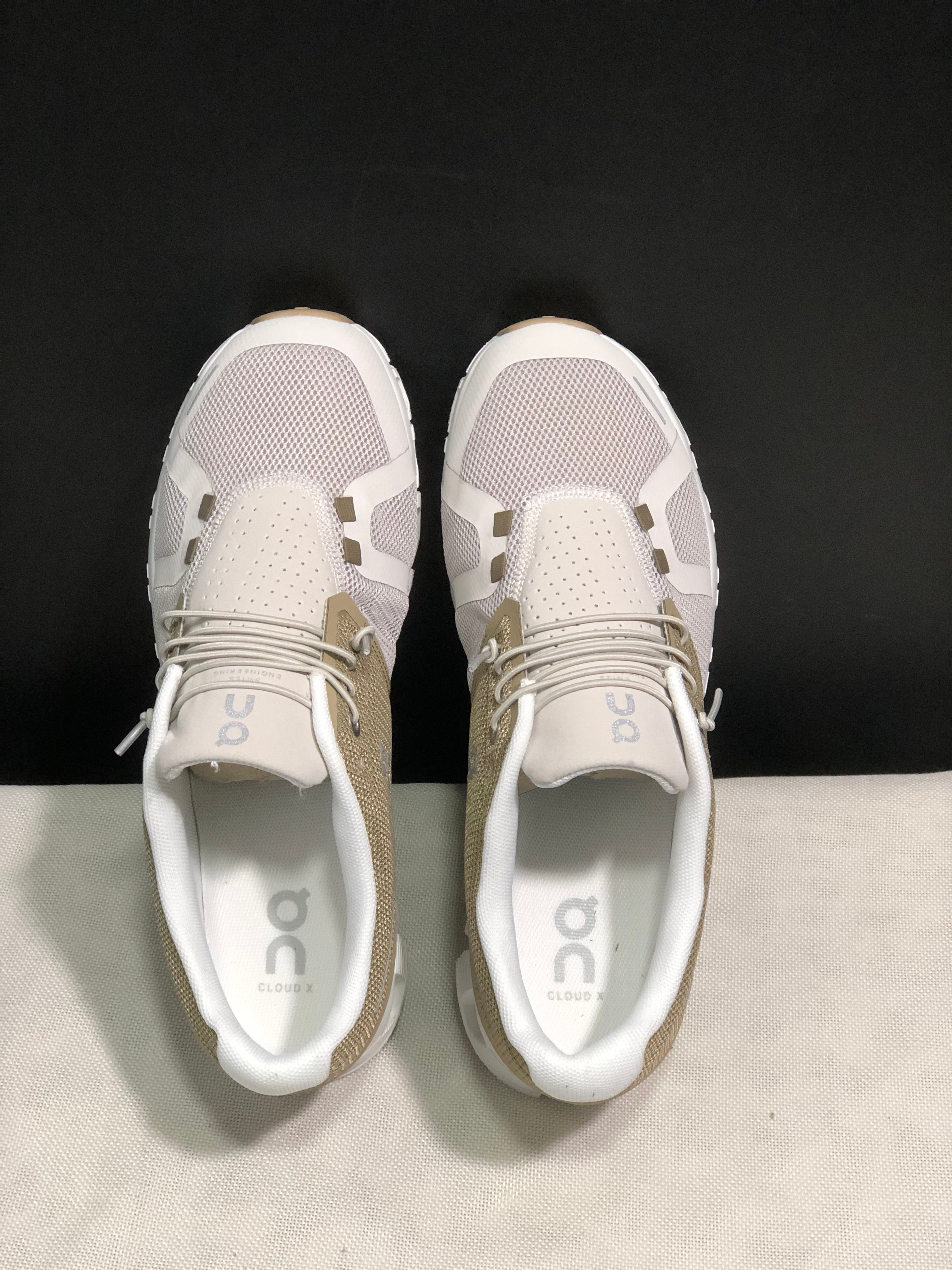 On Running Cloud 5 Lightweight Running Shoes Yellow Tan