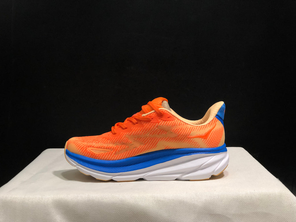 Hoka One One Clifton 9 Running Shoes Athletic Shoes Sneakers Orange