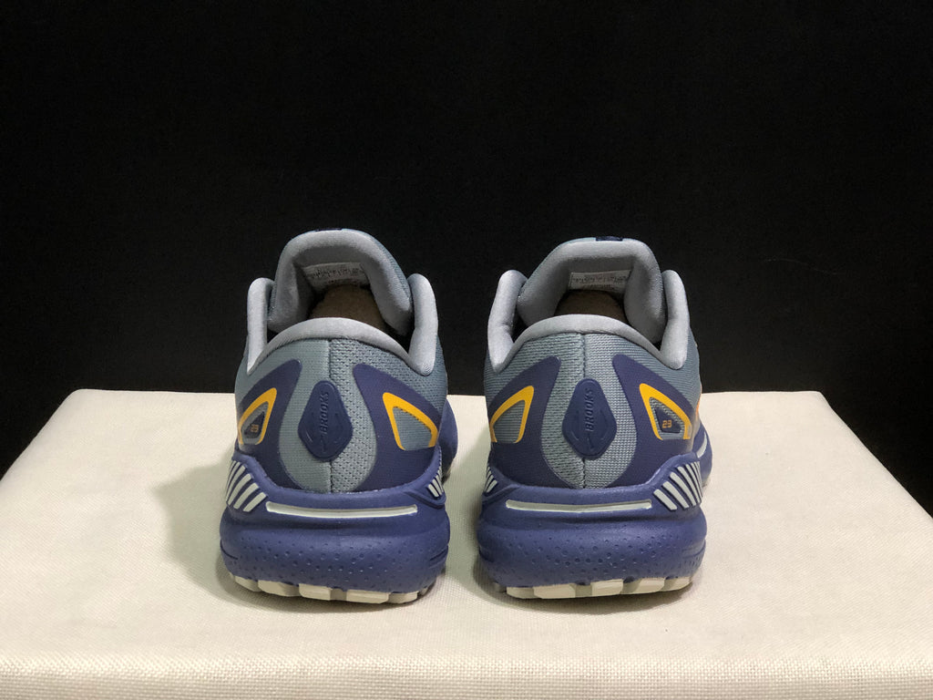 Brooks Adrenaline GTS 23 Shock-absorbing Wear-resistant Low-top Running Shoes Grey/Blue Orange