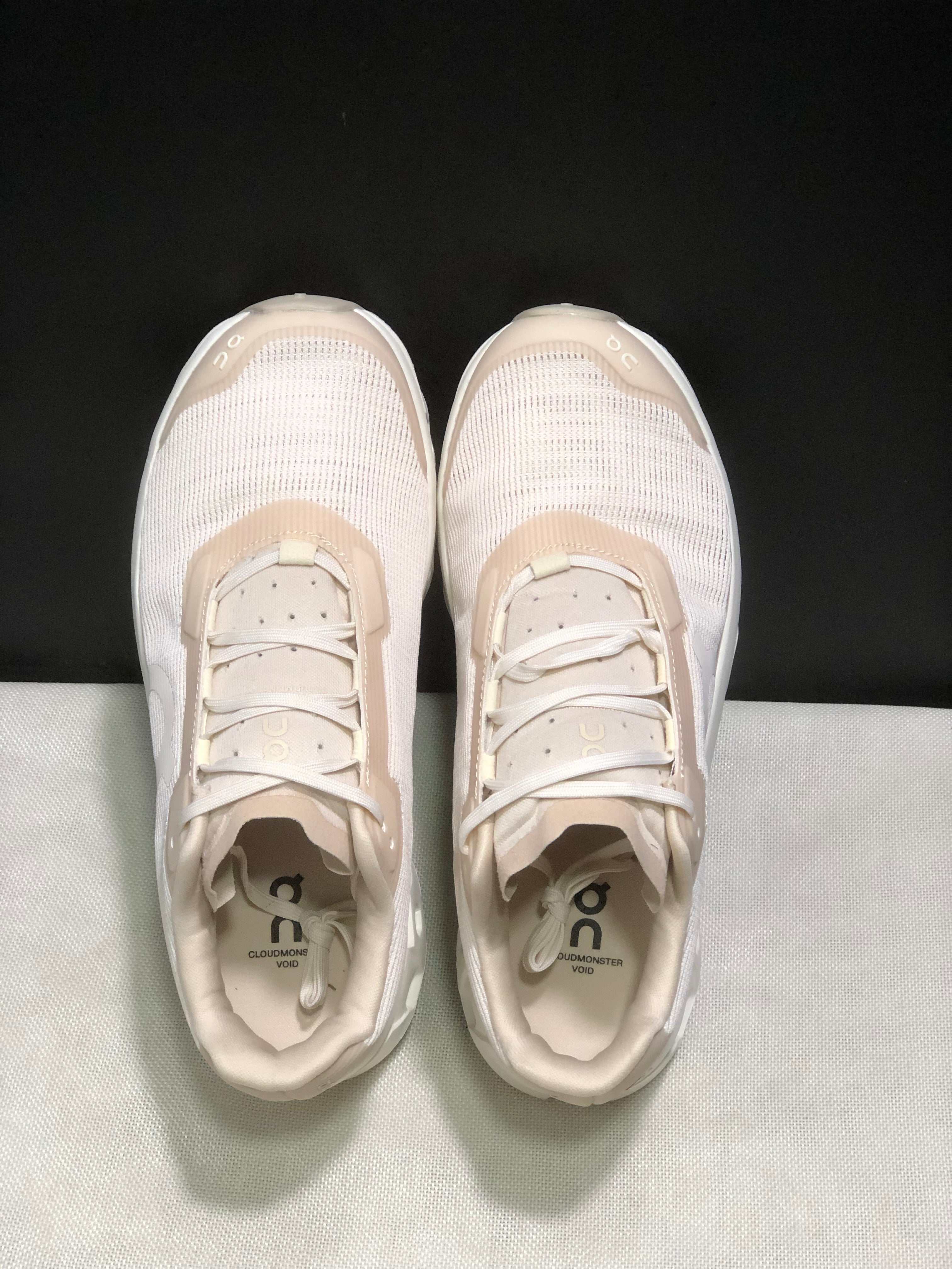 On Running Cloudmonster Void 1 M Casual Running Shoes Flesh Pink/White