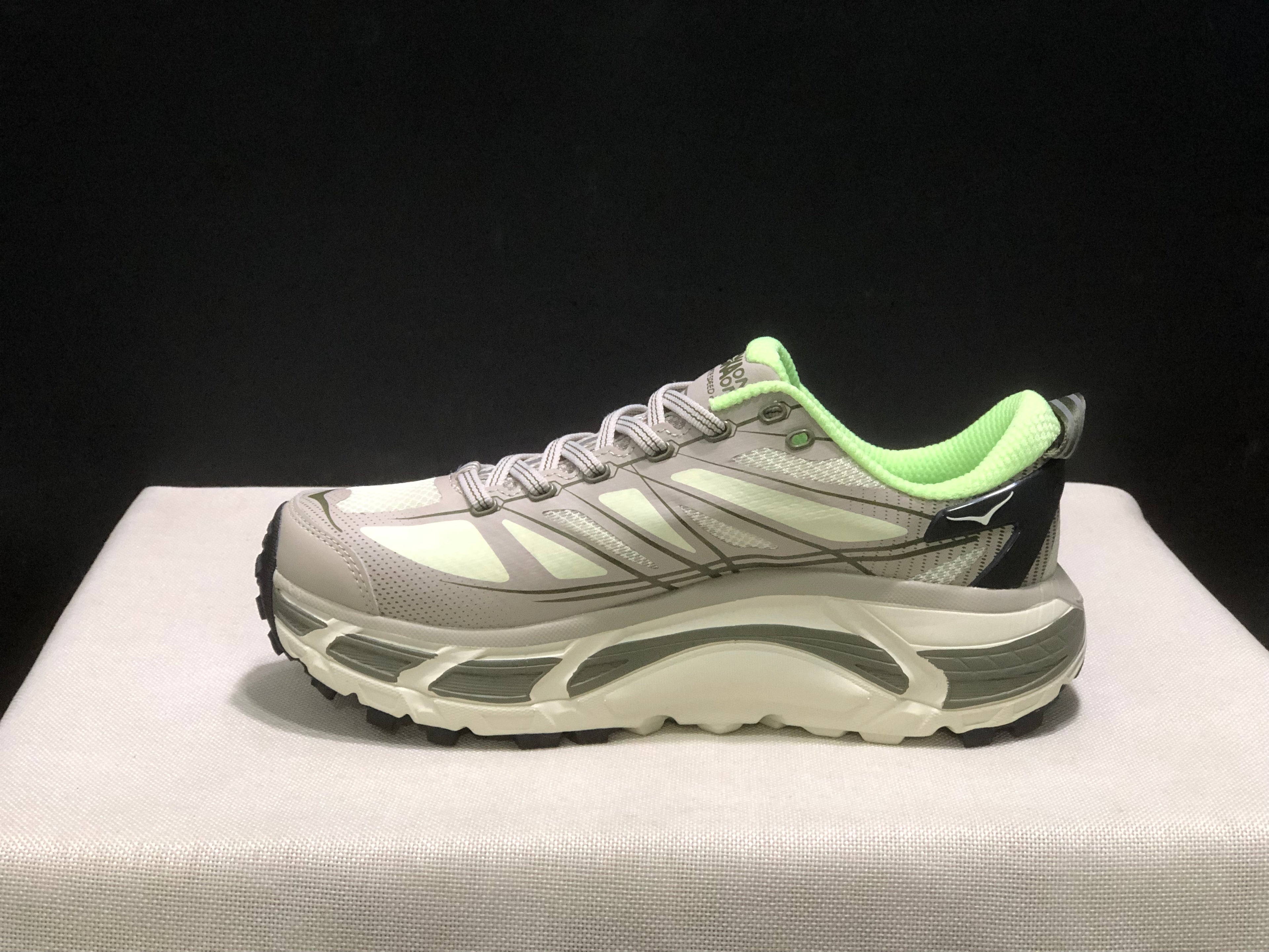 Hoka One One Mafate Speed 2 Mountain Anti-slip Running Shoes Sneakers Gray