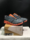 On Running Cloud X Lightweight Running Shoes Lime/Rust Red