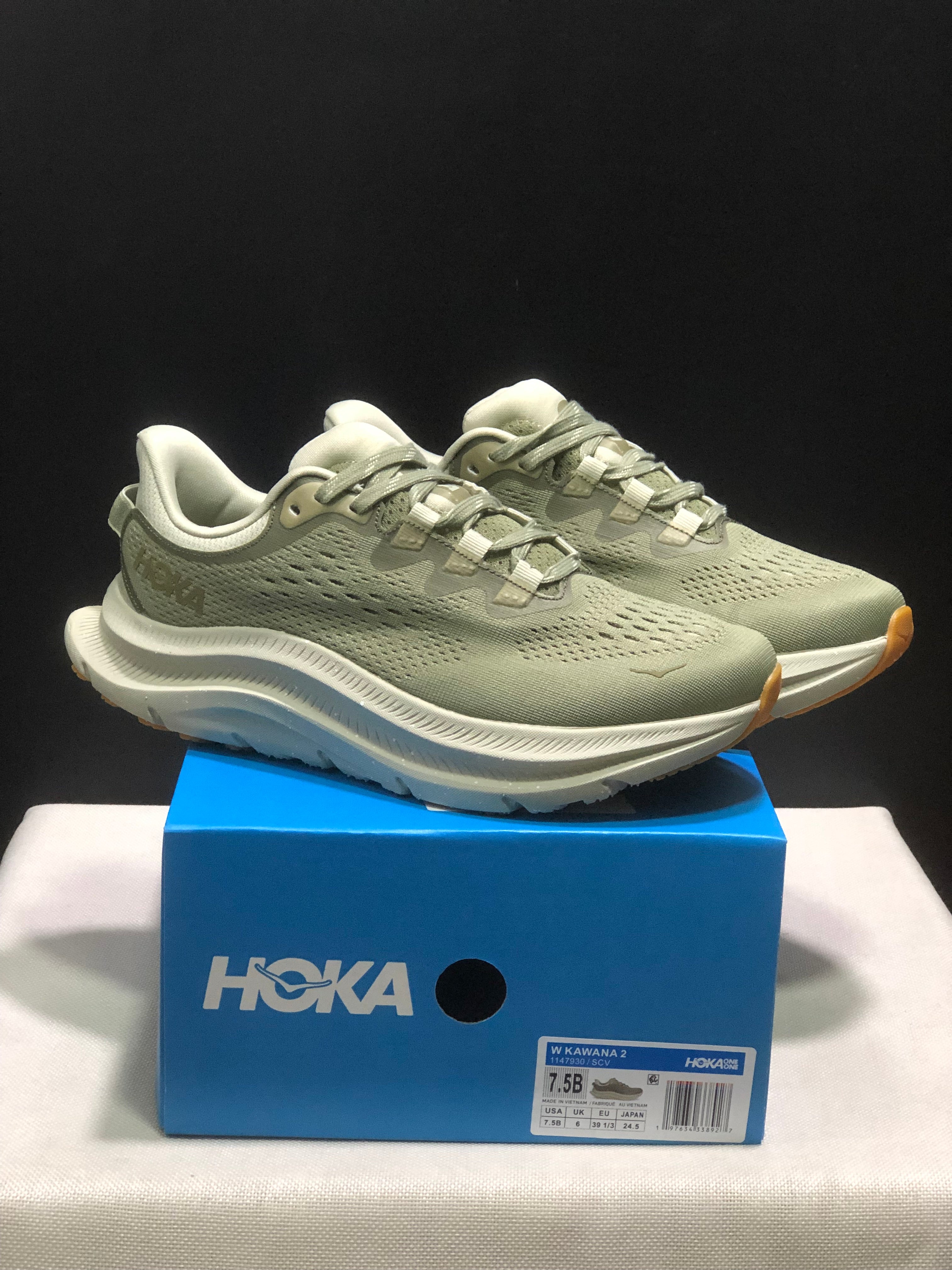 Hoka One One Kawana 2 Comfortable Casual Running Shoes Sneakers Light Green