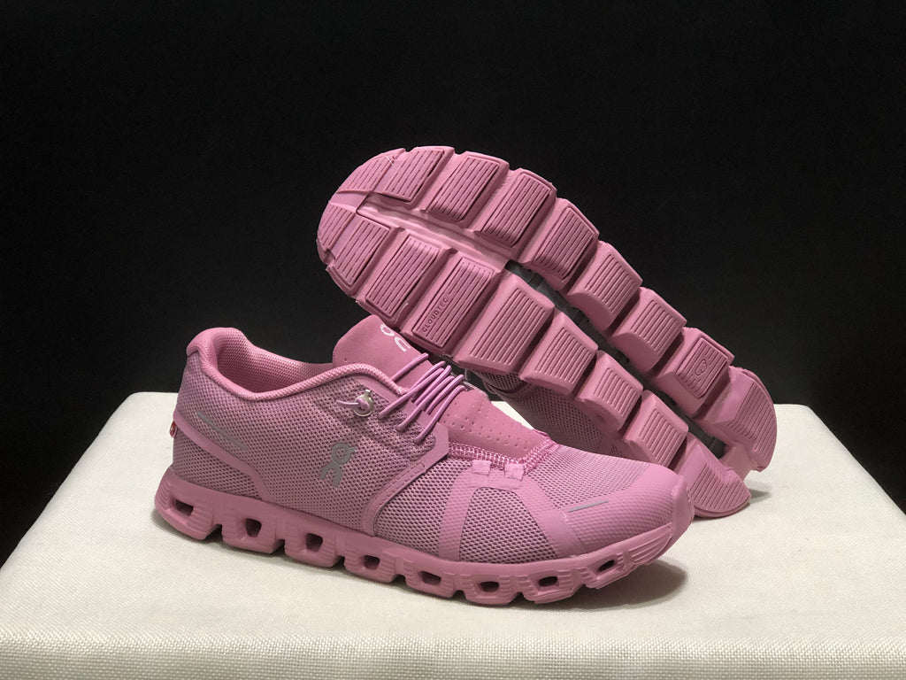 On Running Cloud 5 Lightweight Running Shoes Purplish Red