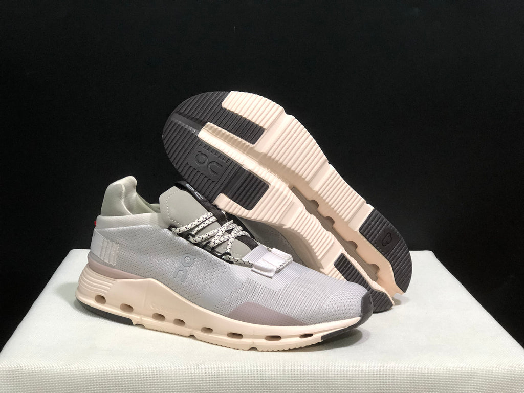 On Running Cloudnova Lightweight Sports Casual Shoes Light Grey