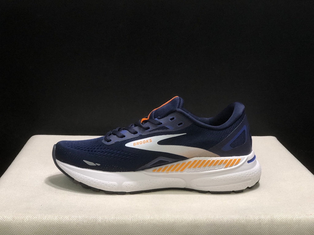 Brooks Adrenaline GTS 23 Shock-absorbing Wear-resistant Low-top Running Shoes Blue/Orange