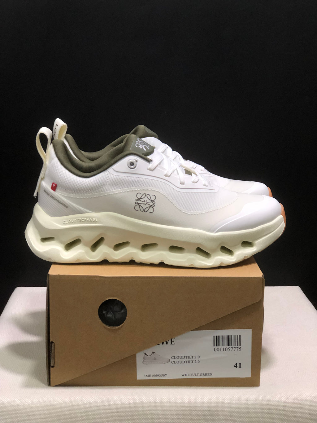 LOEWE x On Running Cloudtilt 2.0 White/Milk Green Casual Sports Shoes