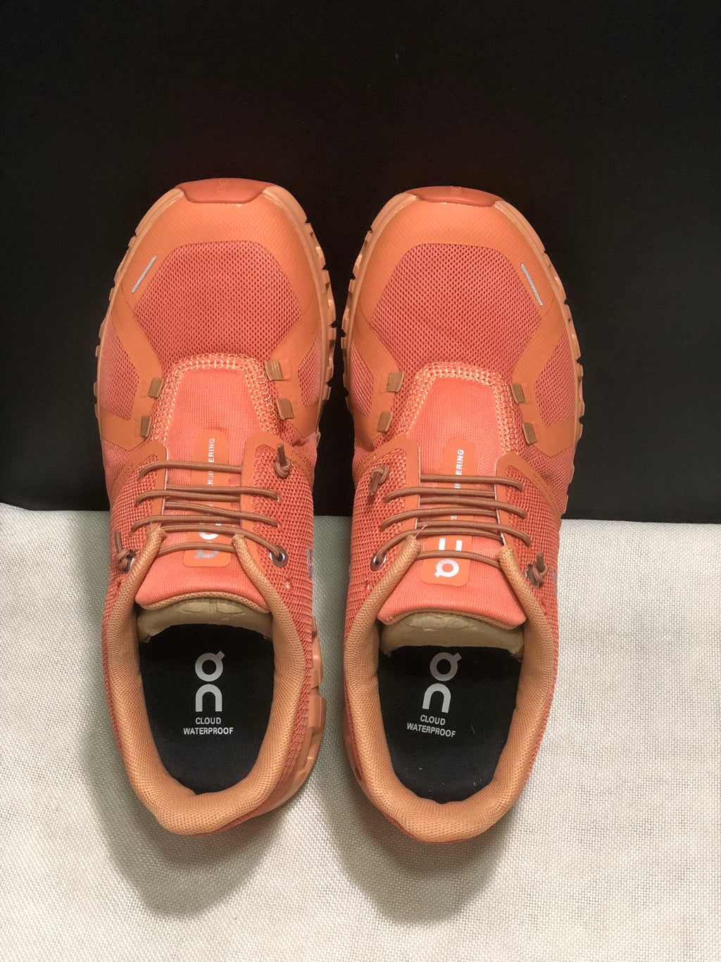 On Running Cloud 6 Casual Life Shoes Orange-Red