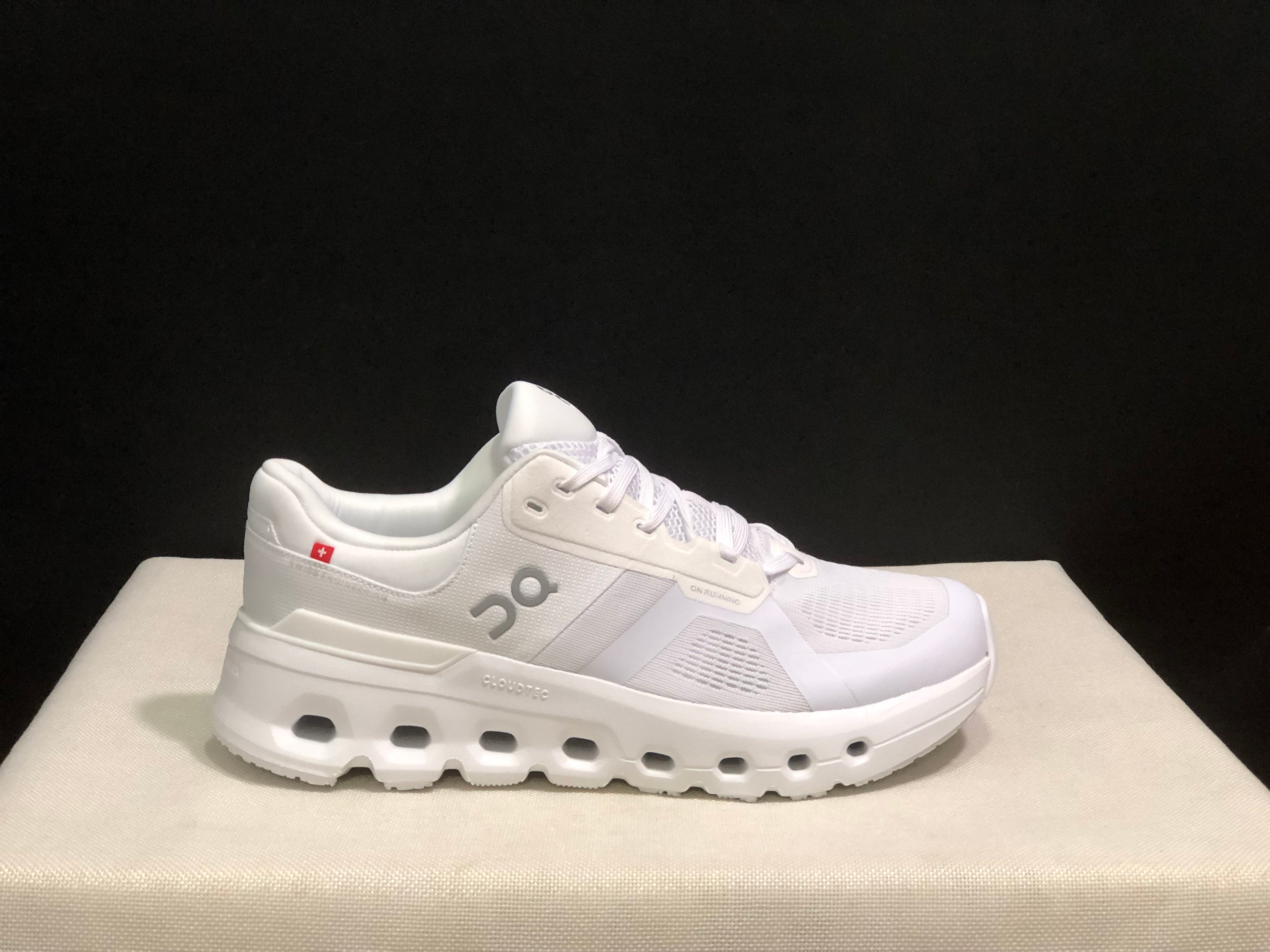 On Running Cloudrunner 2 Mesh Breathable White Running Shoes