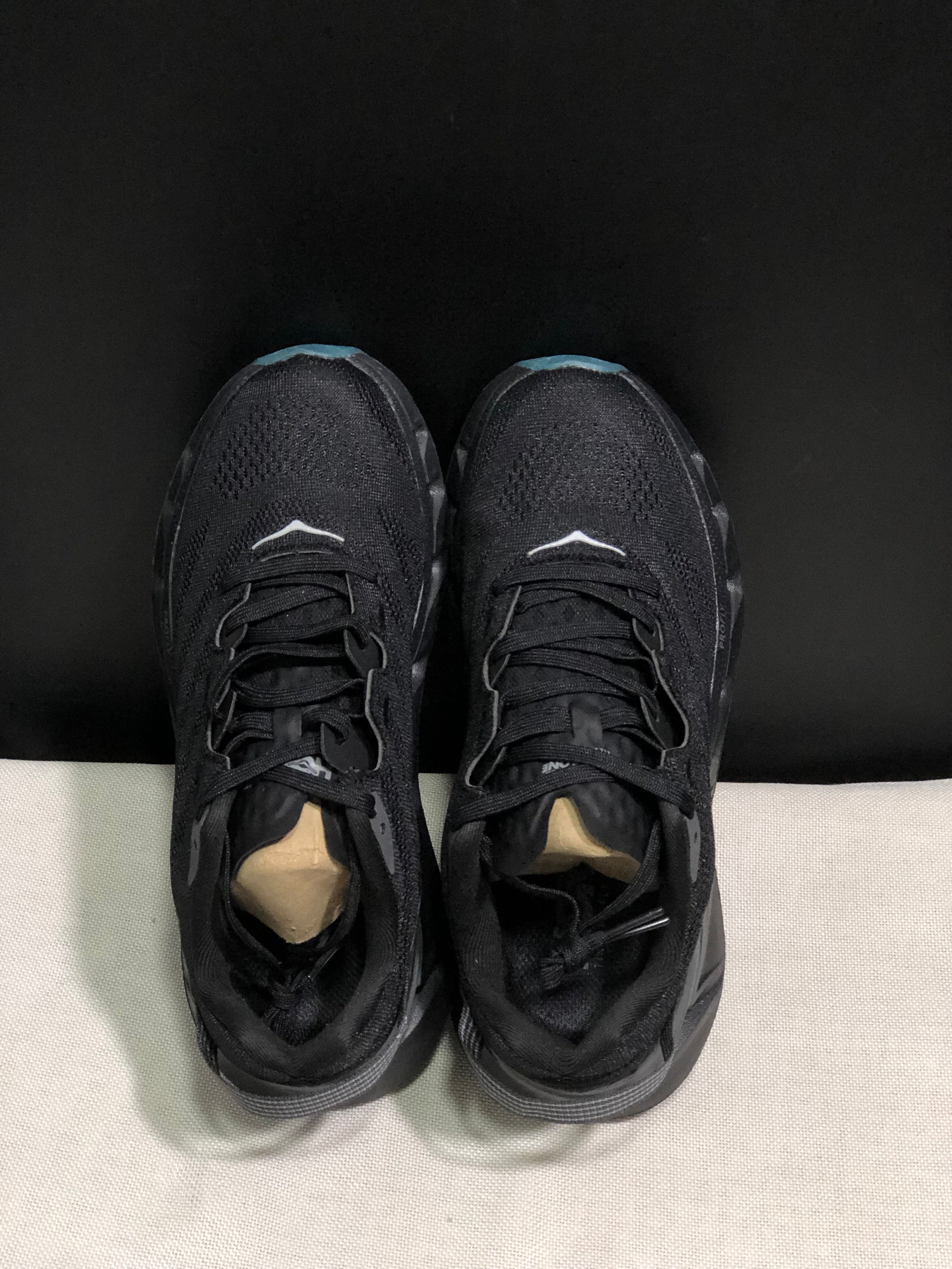 Hoka One One Elevon 2 Anti-slip Wear-resistant Running Shoes Sneakers Black