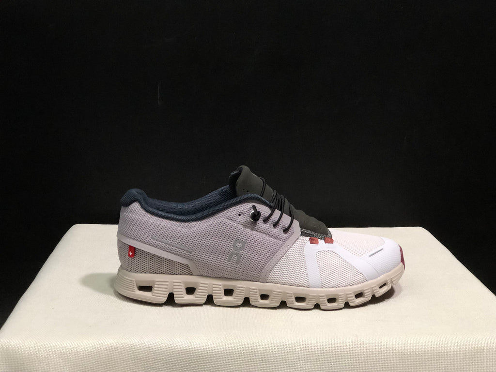 On Running Cloud 5 Lightweight Running Shoes Pearl Frost/Light Grey