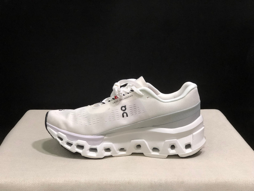 On Running Cloudmonster 2 Breathable Running Shoes Olympic Version White/Silver Grey/Rainbow Colors