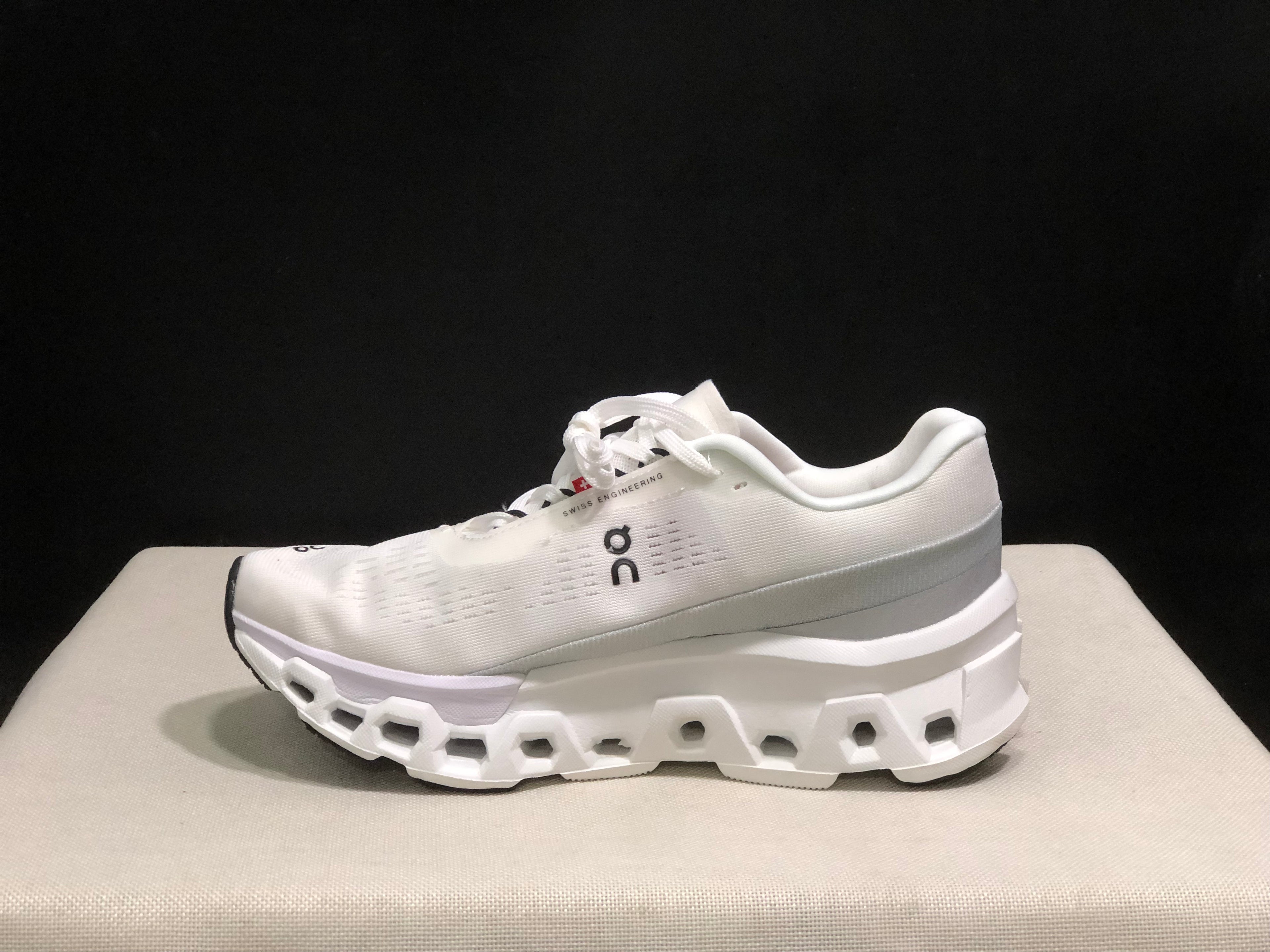 On Running Cloudmonster 2 Breathable Running Shoes Olympic Version White/Silver Grey/Rainbow Colors